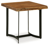 Fortmaine Brown/Black End Table