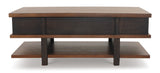 Stanah Two-Tone Coffee Table With Lift Top