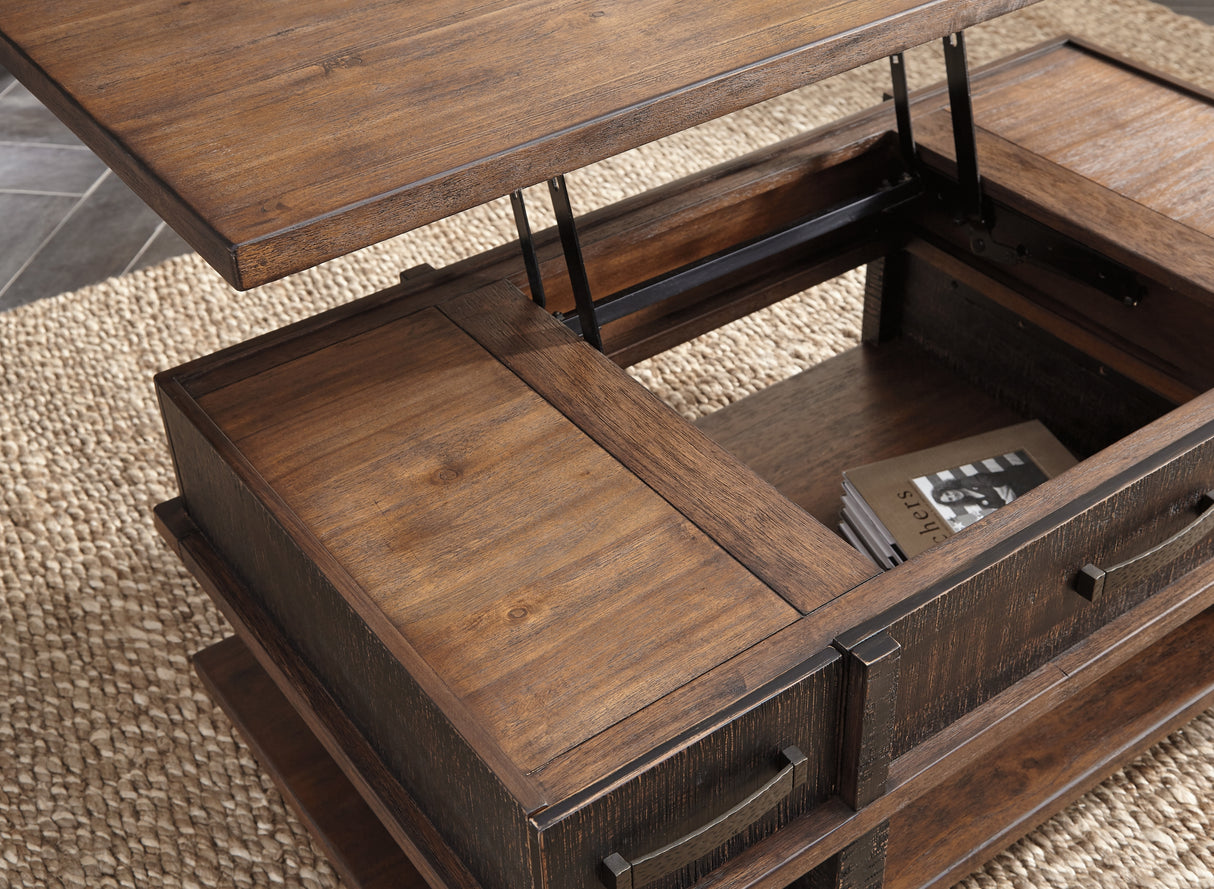 Stanah Two-Tone Coffee Table With Lift Top