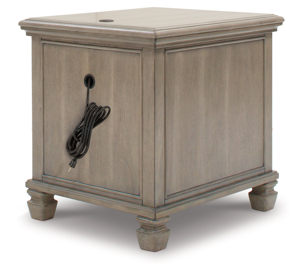 Lexorne Gray End Table