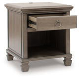 Lexorne Gray End Table