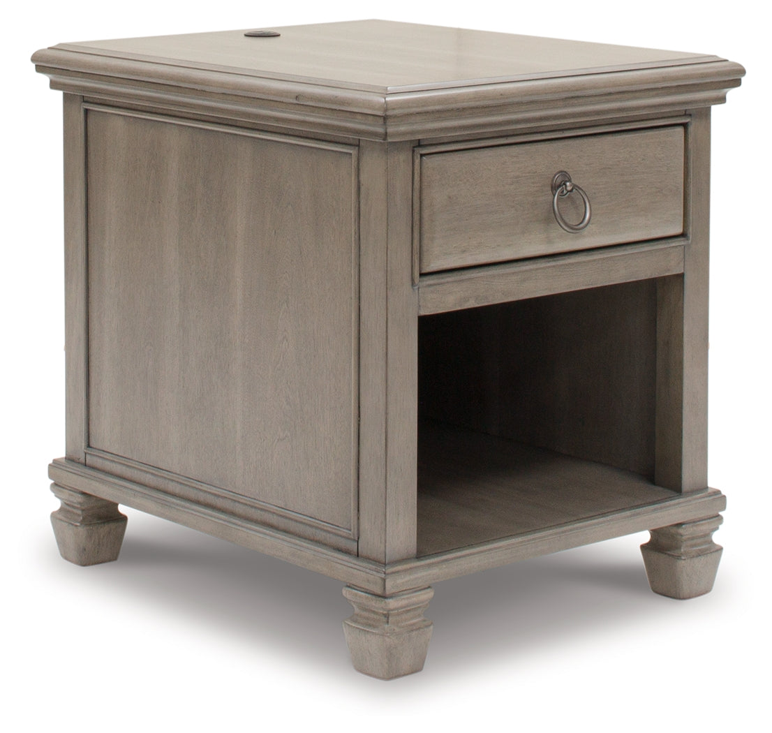 Lexorne Gray End Table