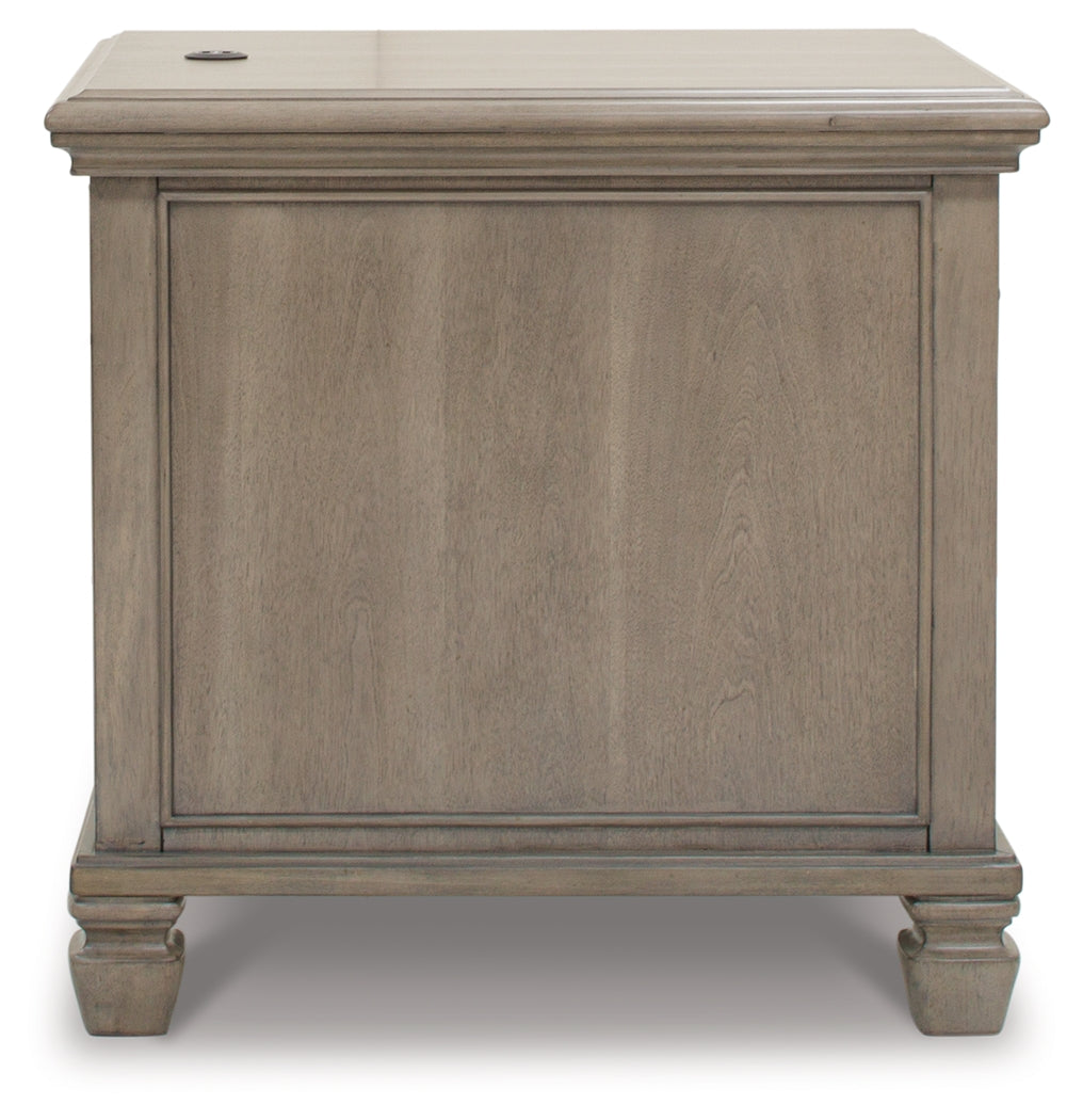 Lexorne Gray End Table