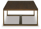 Balintmore Brown/Gold Finish Coffee Table