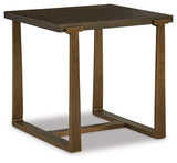 Balintmore Brown/Gold Finish End Table