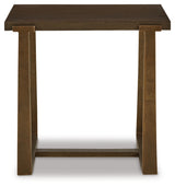 Balintmore Brown/Gold Finish End Table