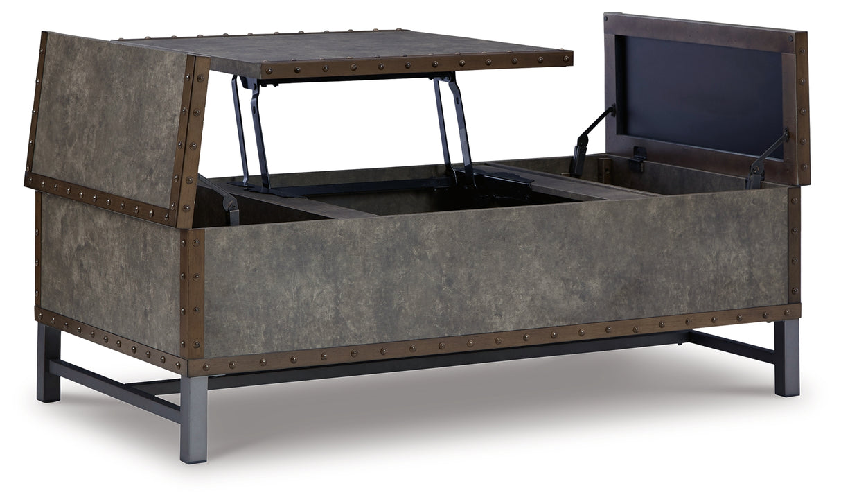 Derrylin Brown Lift-Top Coffee Table