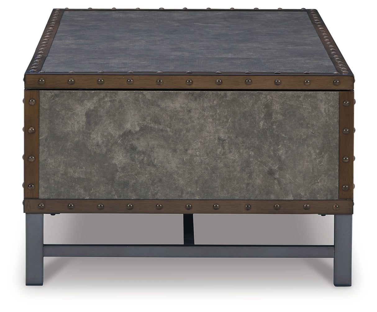 Derrylin Brown Lift-Top Coffee Table