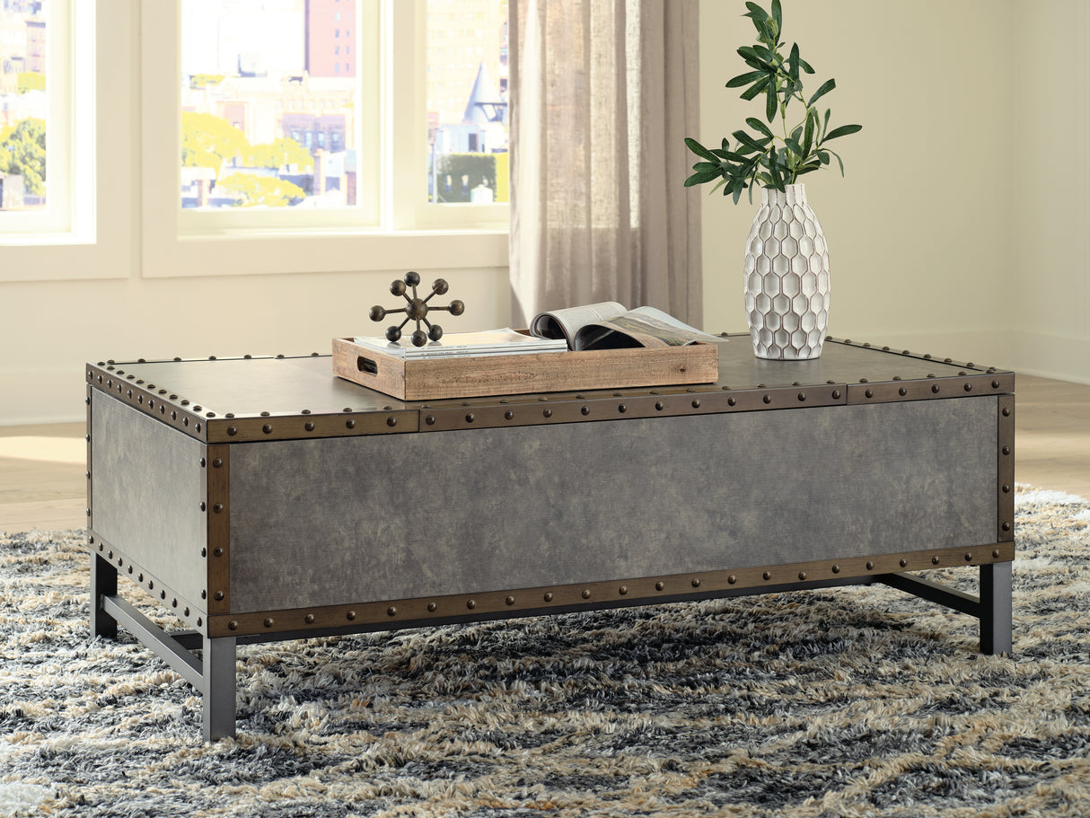 Derrylin Brown Lift-Top Coffee Table