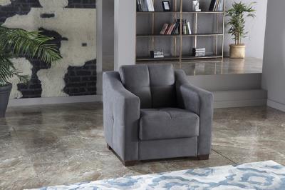 Tahoe Love Seat (Melson Dark Gray) 2 Pieces