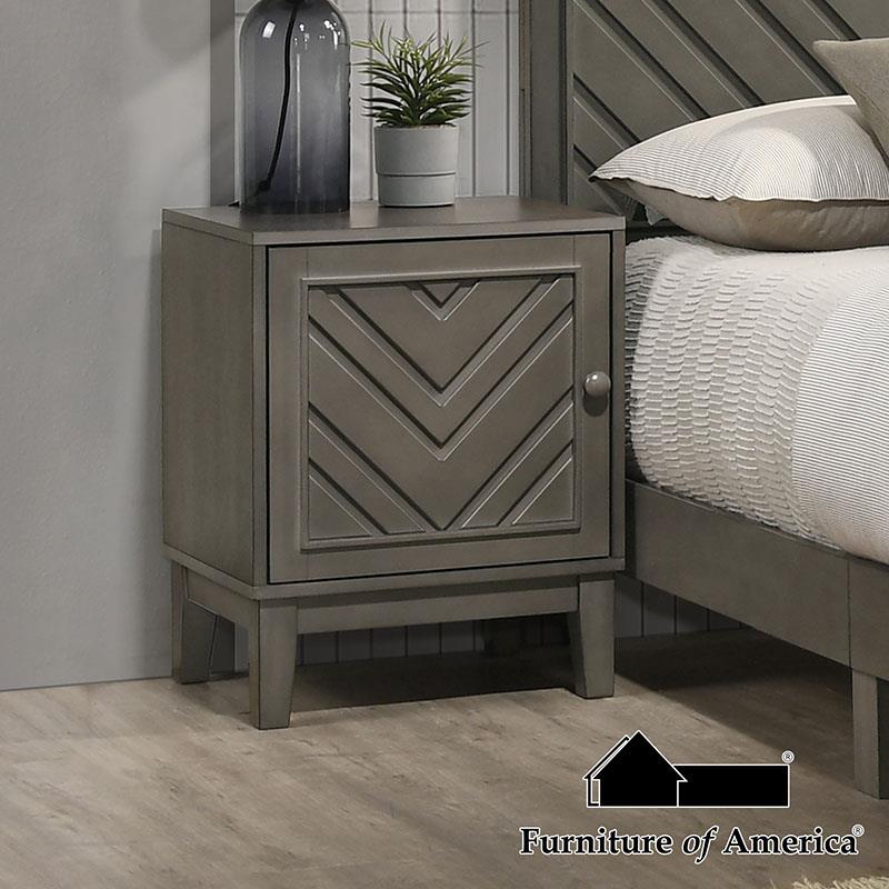 TM7501GY-N Gray Nightstand