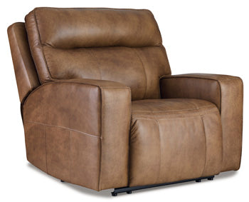 Game Caramel Plan Oversized Power Recliner