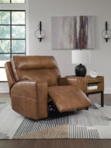 Game Caramel Plan Oversized Power Recliner