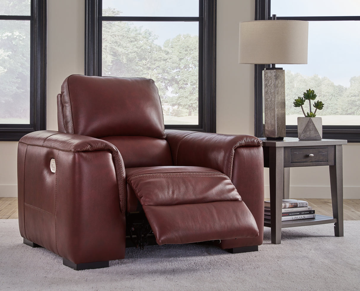 Alessandro Garnet Power Recliner