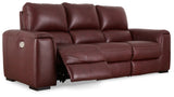 Alessandro Garnet Power Reclining Sofa