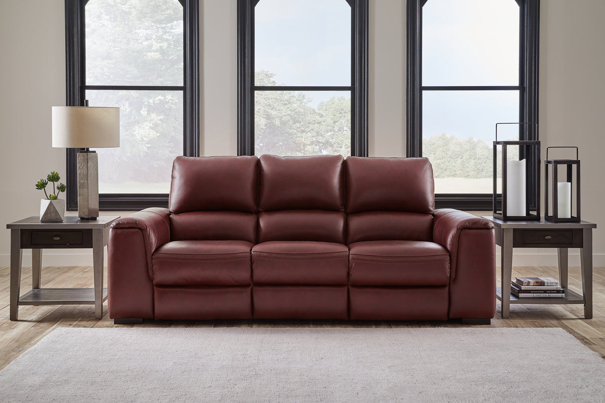 Alessandro Garnet Power Reclining Sofa