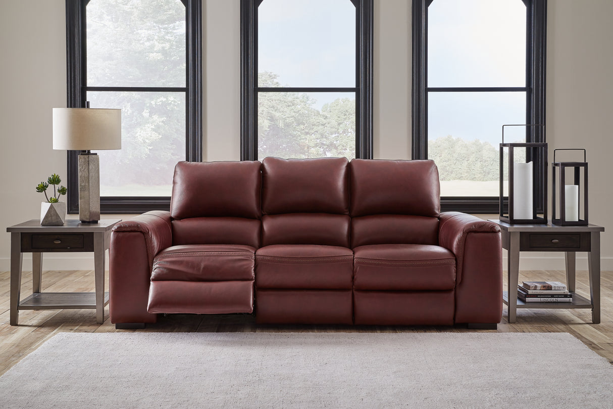 Alessandro Garnet Power Reclining Sofa