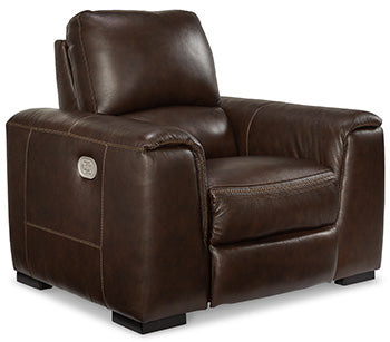 Alessandro Walnut Power Recliner