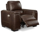 Alessandro Walnut Power Recliner