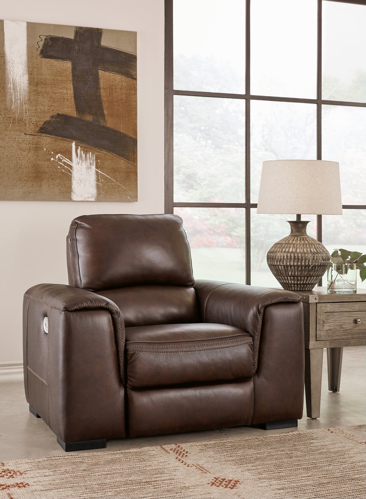 Alessandro Walnut Power Recliner