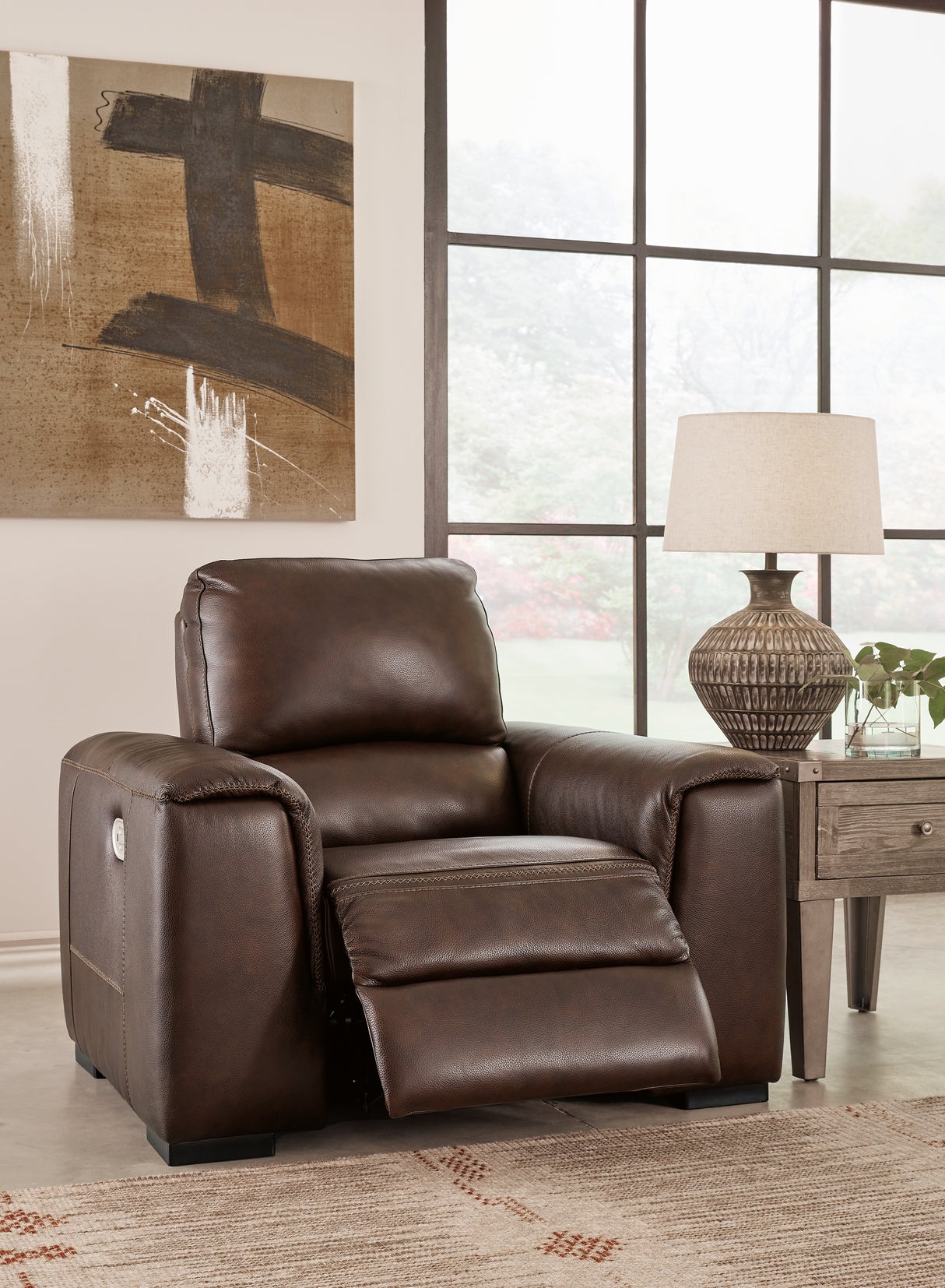 Alessandro Walnut Power Recliner