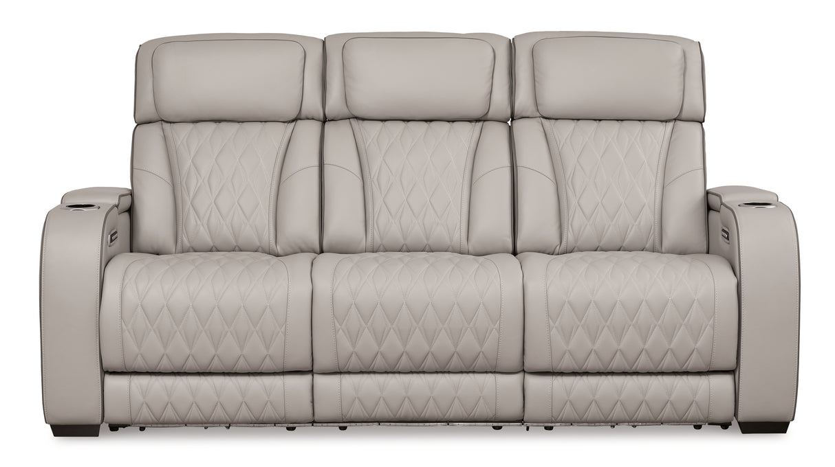 Boyington Caramel Power Reclining Sofa