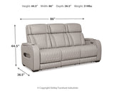 Boyington Caramel Power Reclining Sofa