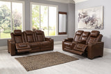 Backtrack Power Reclining Sofa and Loveseat