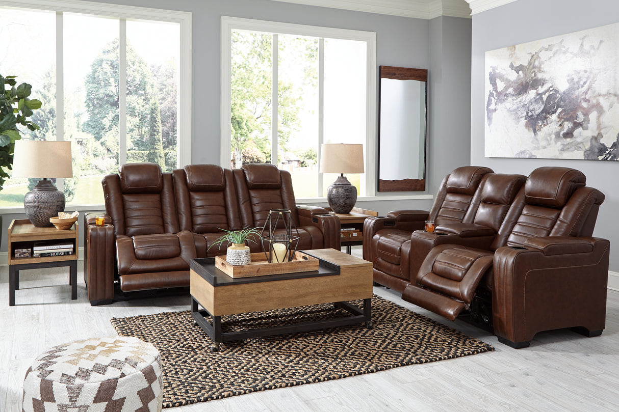 Backtrack Power Reclining Sofa and Loveseat