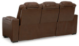 Backtrack Chocolate Power Reclining Sofa