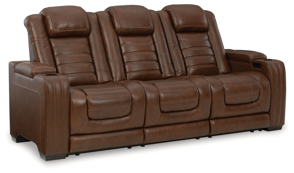 Backtrack Chocolate Power Reclining Sofa