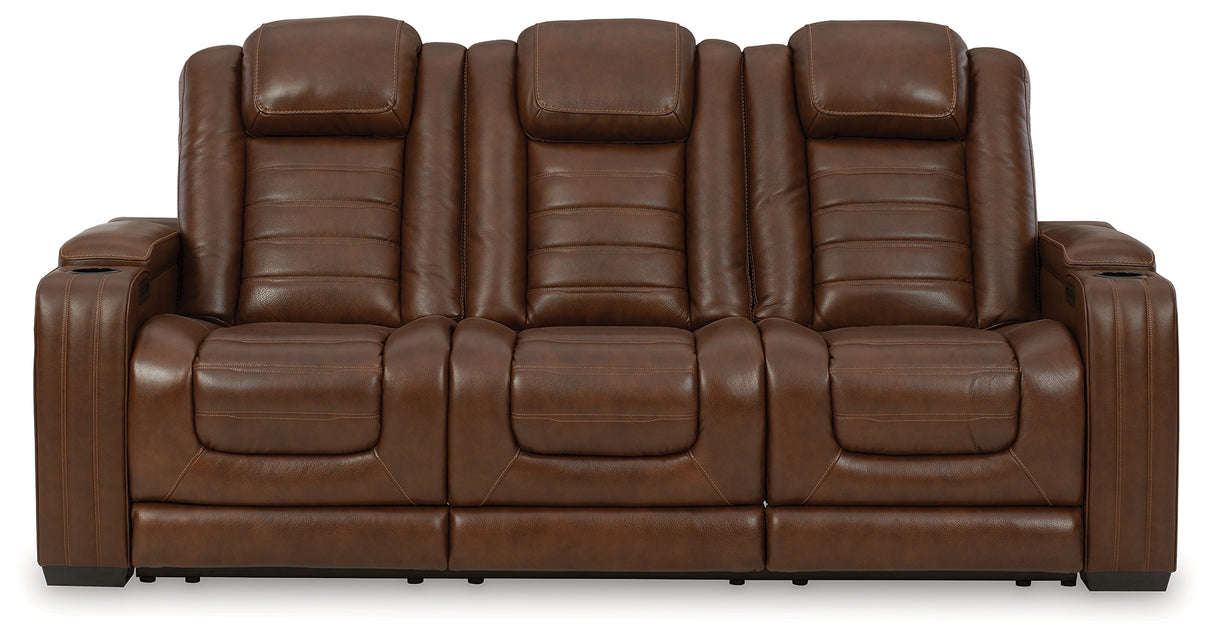 Backtrack Chocolate Power Reclining Sofa