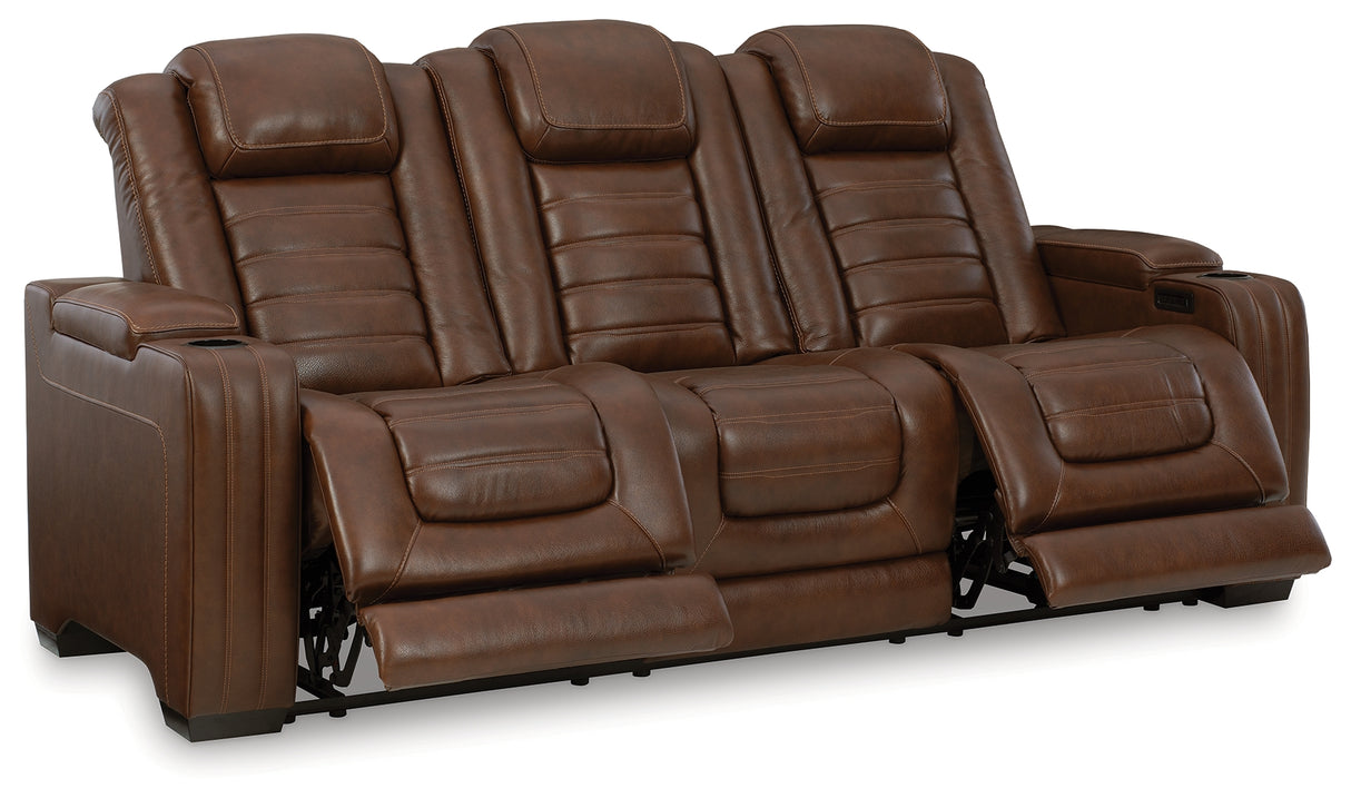 Backtrack Chocolate Power Reclining Sofa