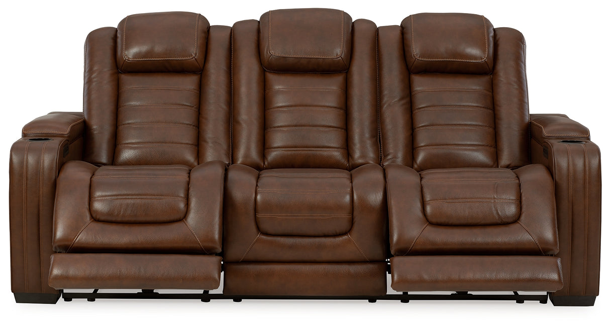 Backtrack Chocolate Power Reclining Sofa