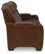 Backtrack Chocolate Power Reclining Sofa