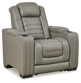 Backtrack Gray Power Recliner