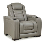 Backtrack Gray Power Recliner