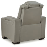 Backtrack Gray Power Recliner