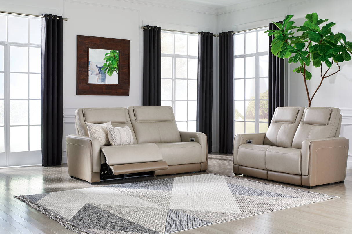 Battleville Power Reclining Sofa and Loveseat