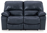 Leesworth Ocean Power Reclining Sofa, Loveseat And Recliner