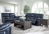 Leesworth Ocean Power Reclining Sofa, Loveseat And Recliner