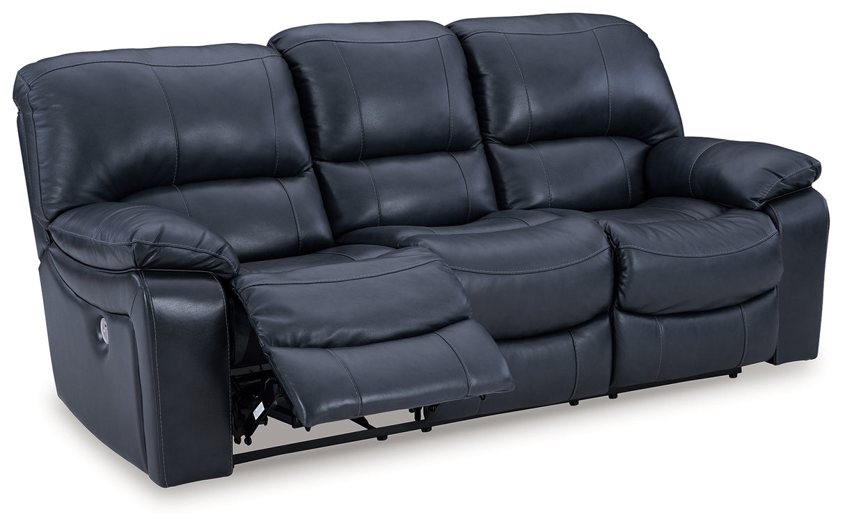 Leesworth Ocean Power Reclining Sofa, Loveseat And Recliner