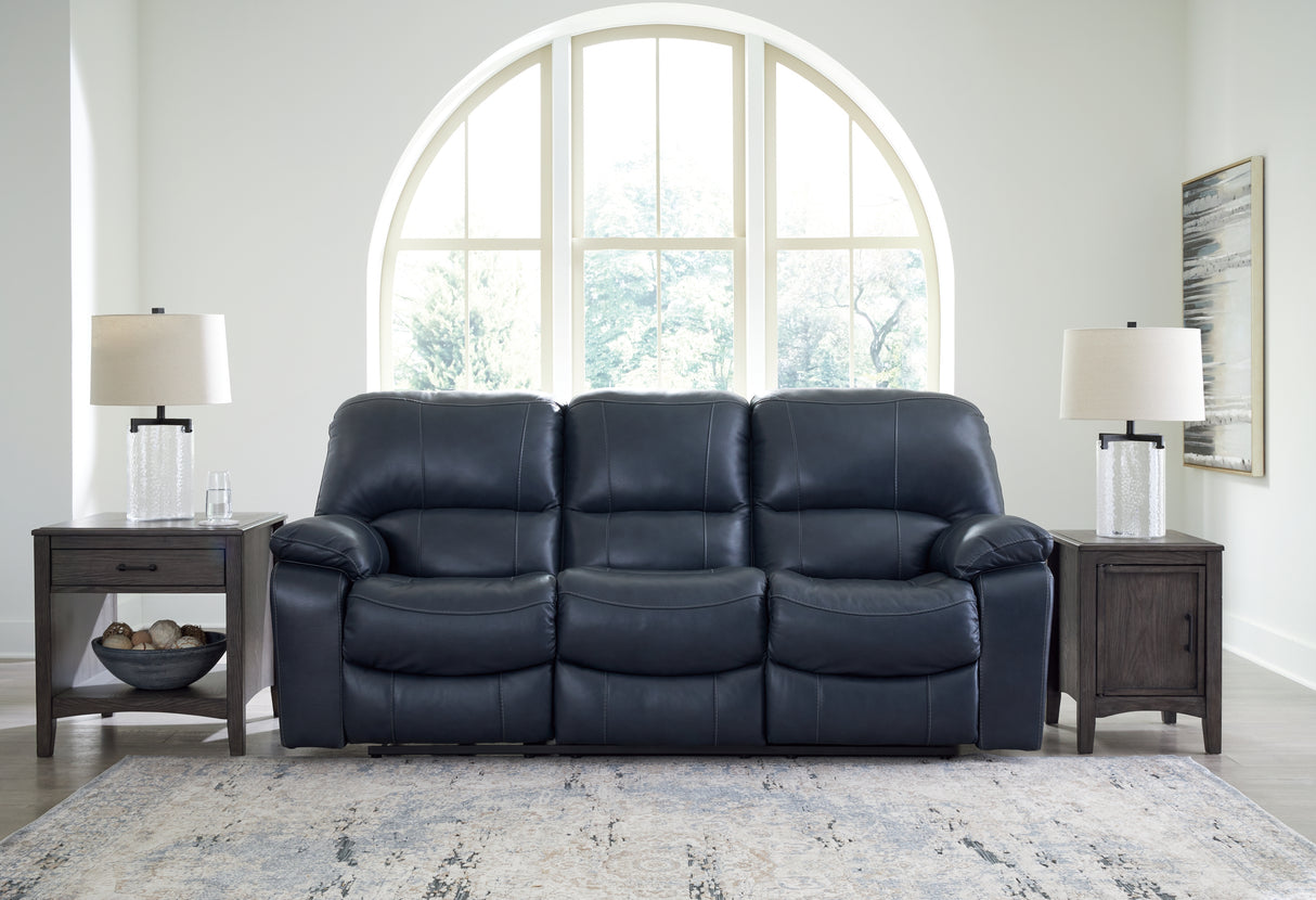 Leesworth Ocean Power Reclining Sofa, Loveseat And Recliner