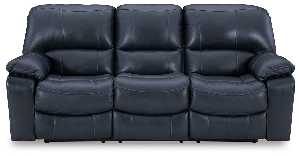 Leesworth Ocean Power Reclining Sofa, Loveseat And Recliner