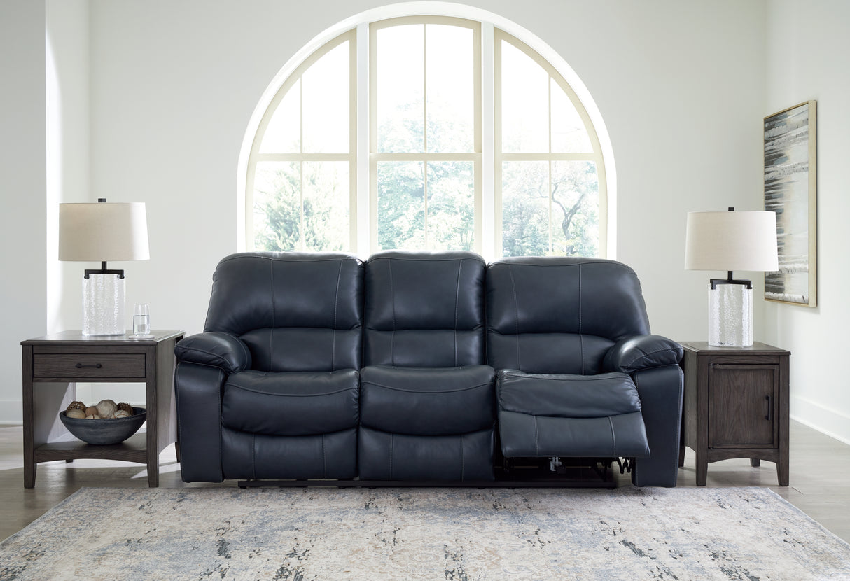 Leesworth Ocean Power Reclining Sofa, Loveseat And Recliner