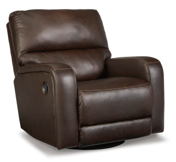 Emberla Coffee Swivel Glider Recliner