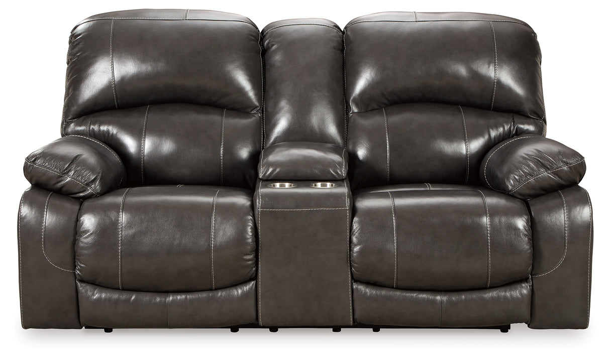 Hallstrung Power Reclining Sofa and Loveseat