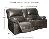 Hallstrung Power Reclining Sofa and Loveseat