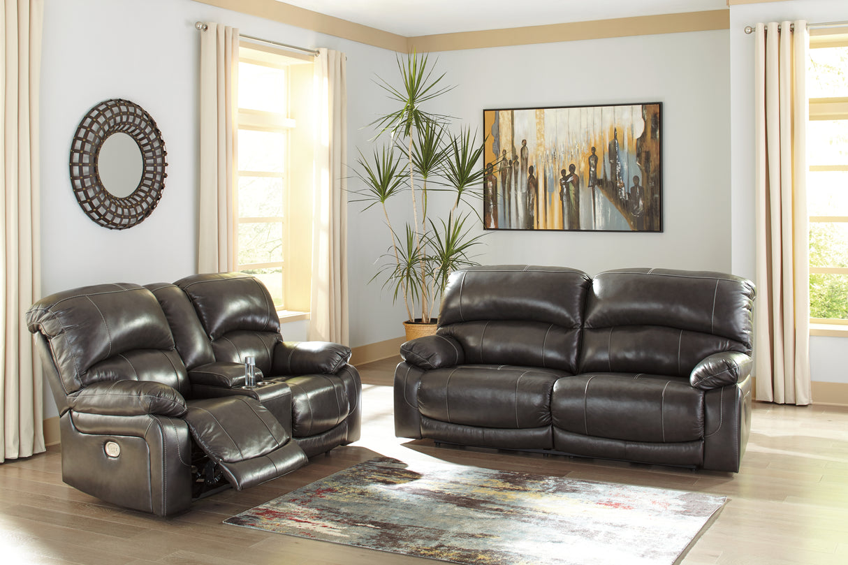 Hallstrung Power Reclining Sofa and Loveseat