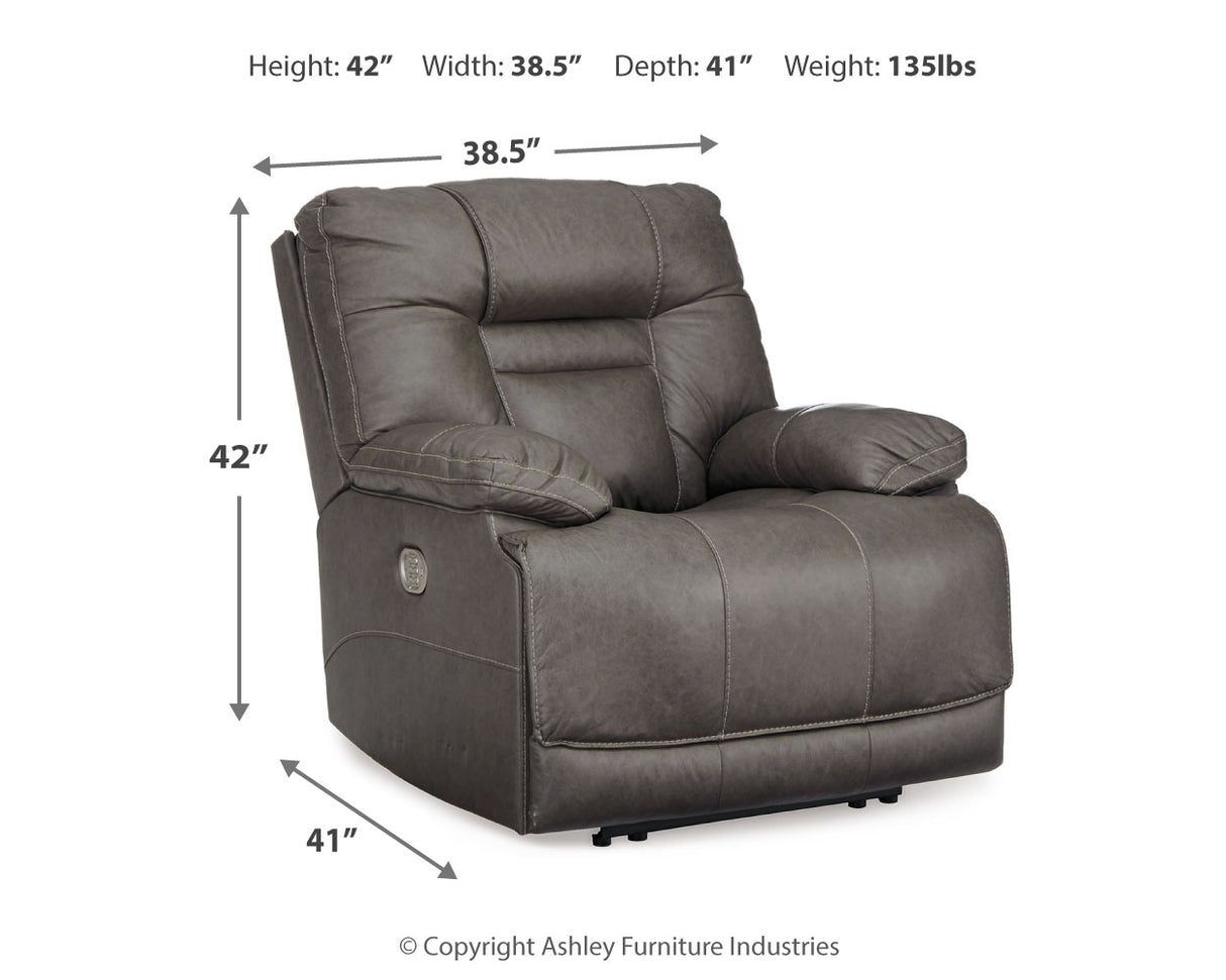 Wurstrow Smoke Power Recliner